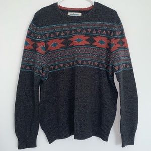 Urban Pipeline patterned grey sweater